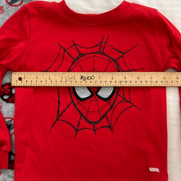 Marvel size 4 - 5 years Red / Gray SpiderMan Pajama Set - Picture 12 of 16